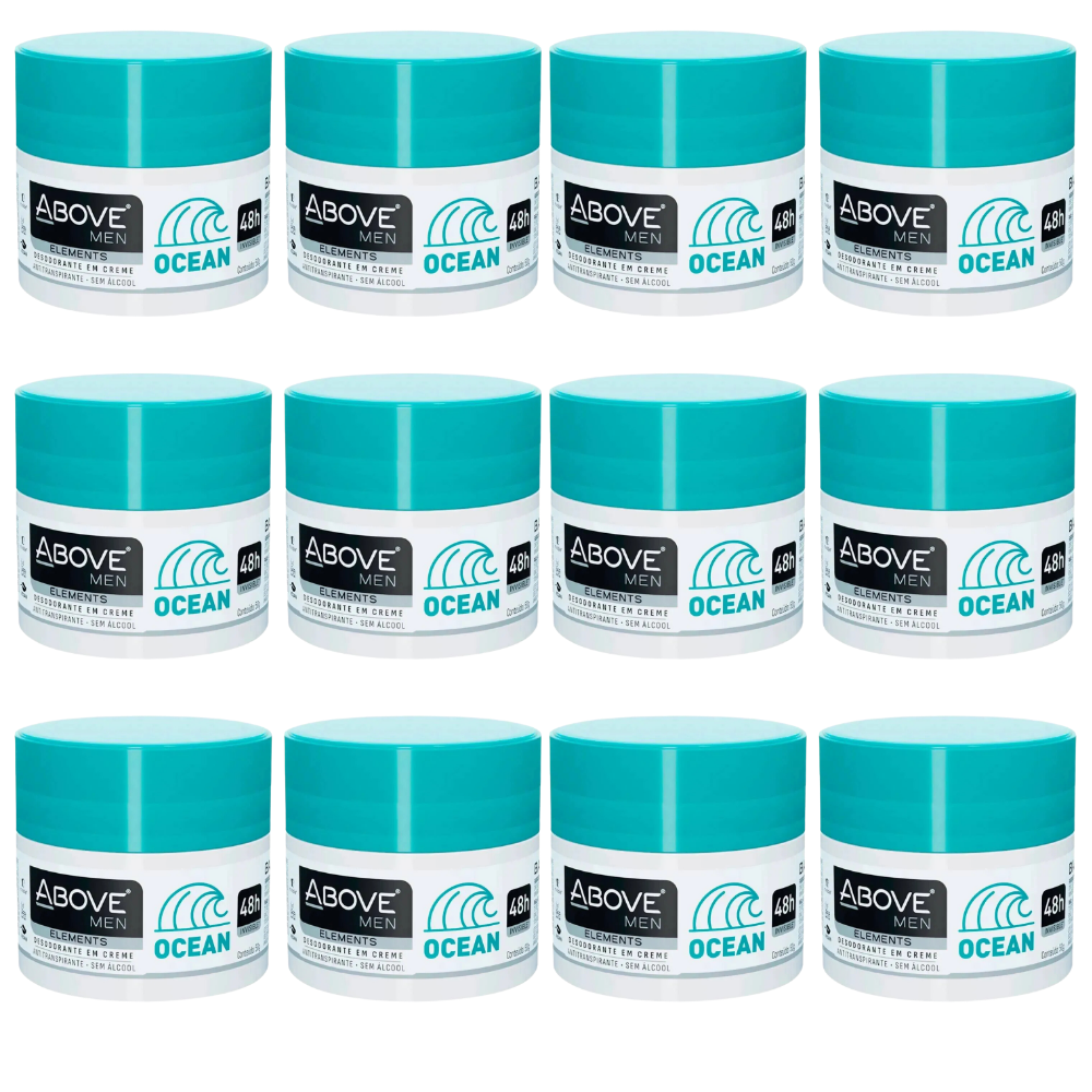 Monte seu Kit Desodorante em Creme Above 50g - Ocean - 12