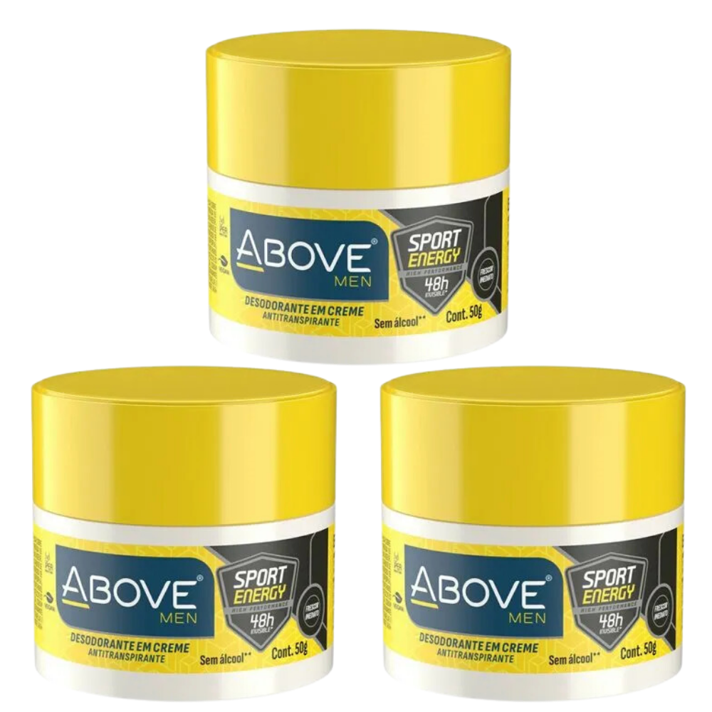 Monte seu Kit Desodorante em Creme Above 50g - Sport Energy - 3