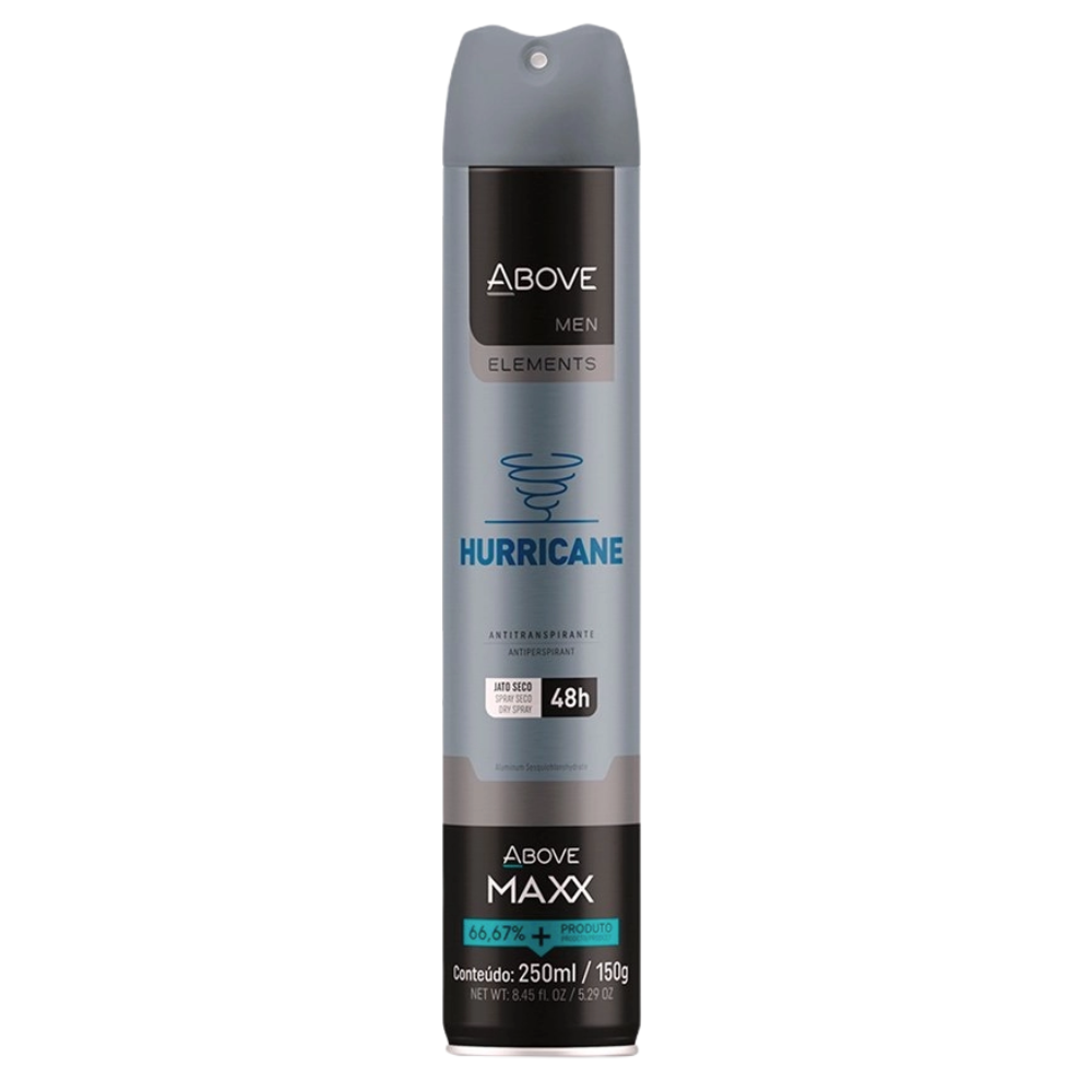 Desodorante Aerosol Above Maxx Elements Hurricane 250ml