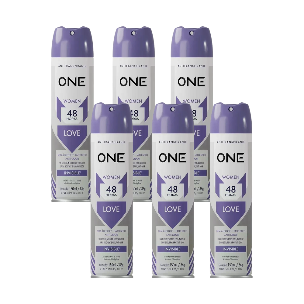 Desodorante Above One 150ml Energy Moving Sport Love Passion Monte seu Kit - Love - 6