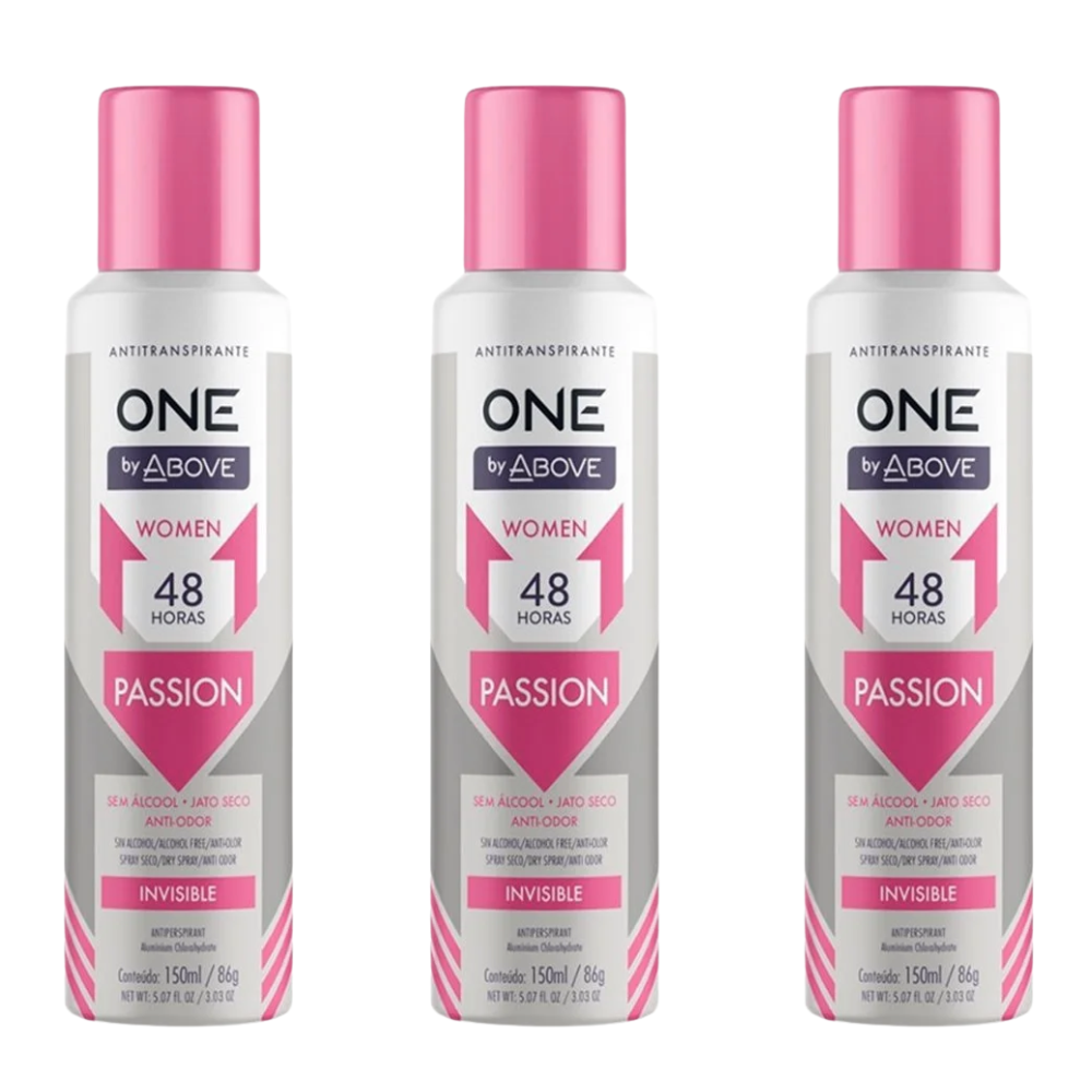 Desodorante Above One 150ml Energy Moving Sport Love Passion Monte seu Kit - Passion - 3