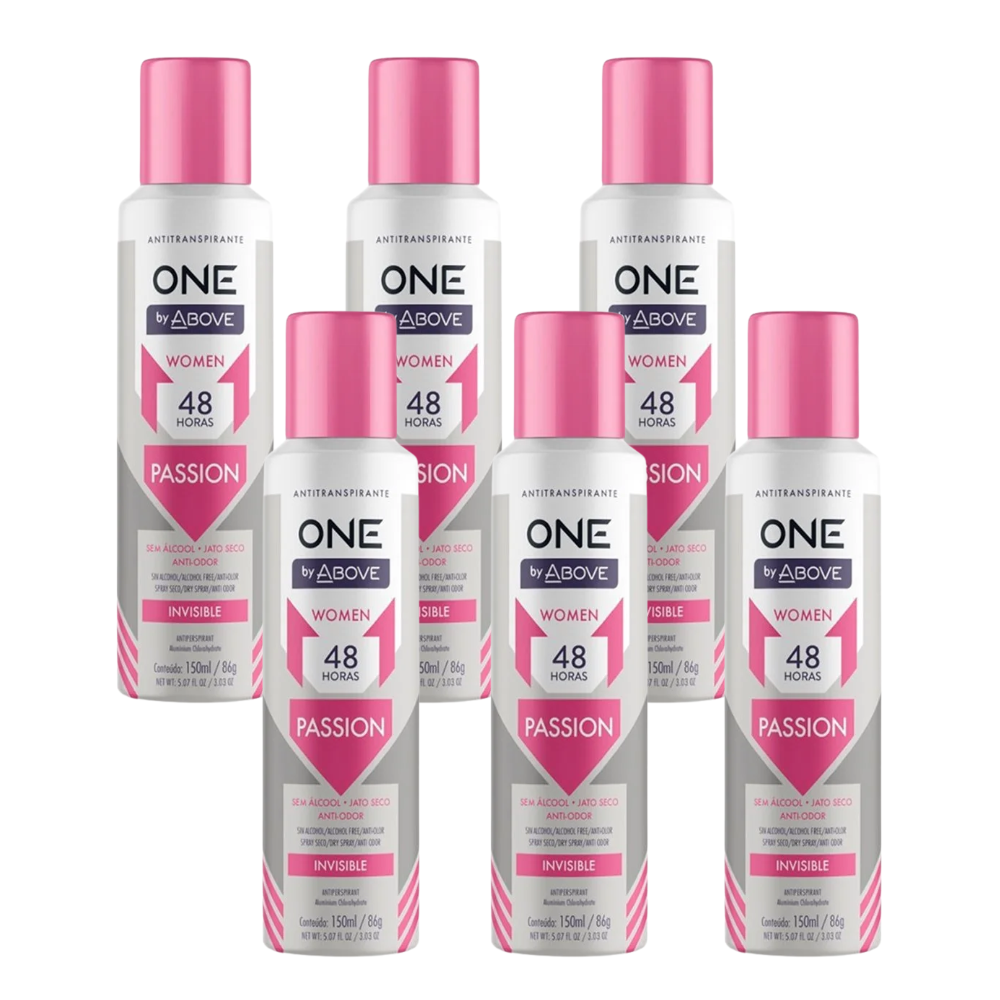 Desodorante Above One 150ml Energy Moving Sport Love Passion Monte seu Kit - Passion - 6