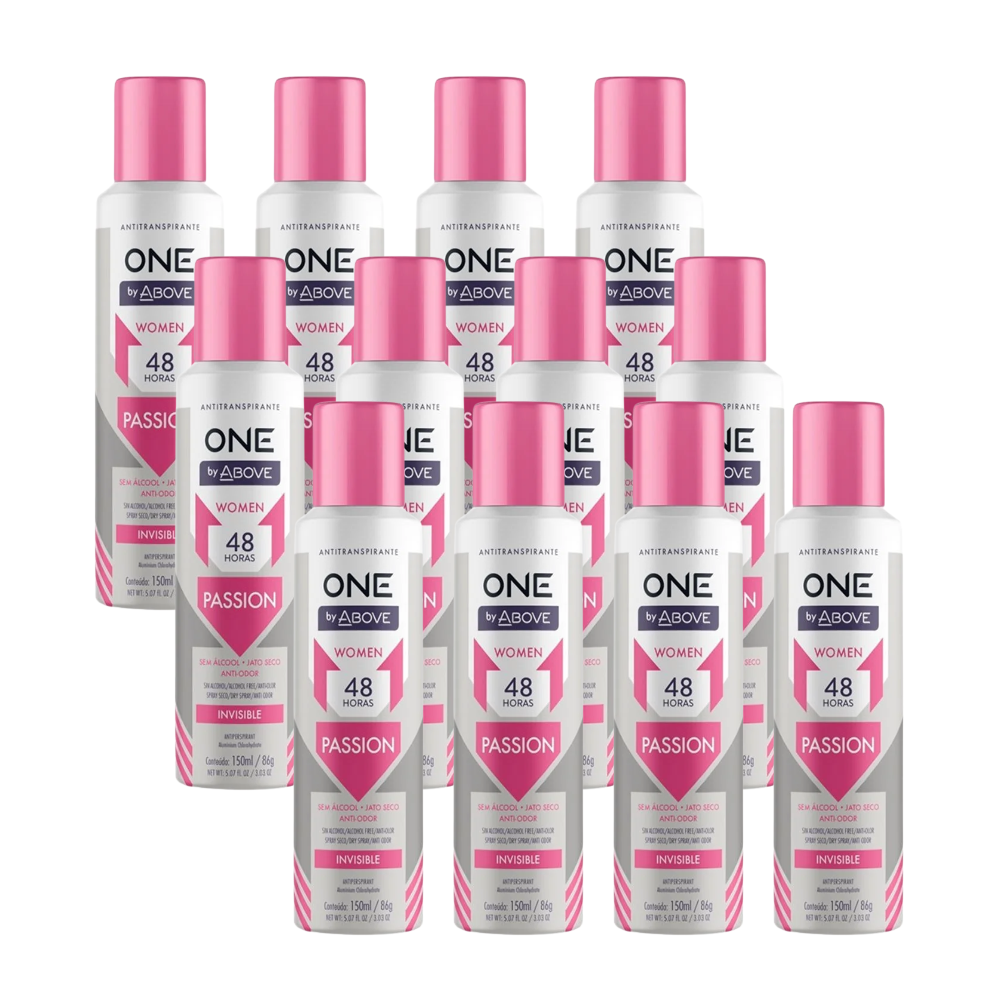 Desodorante Above One 150ml Energy Moving Sport Love Passion Monte seu Kit - Passion - 12