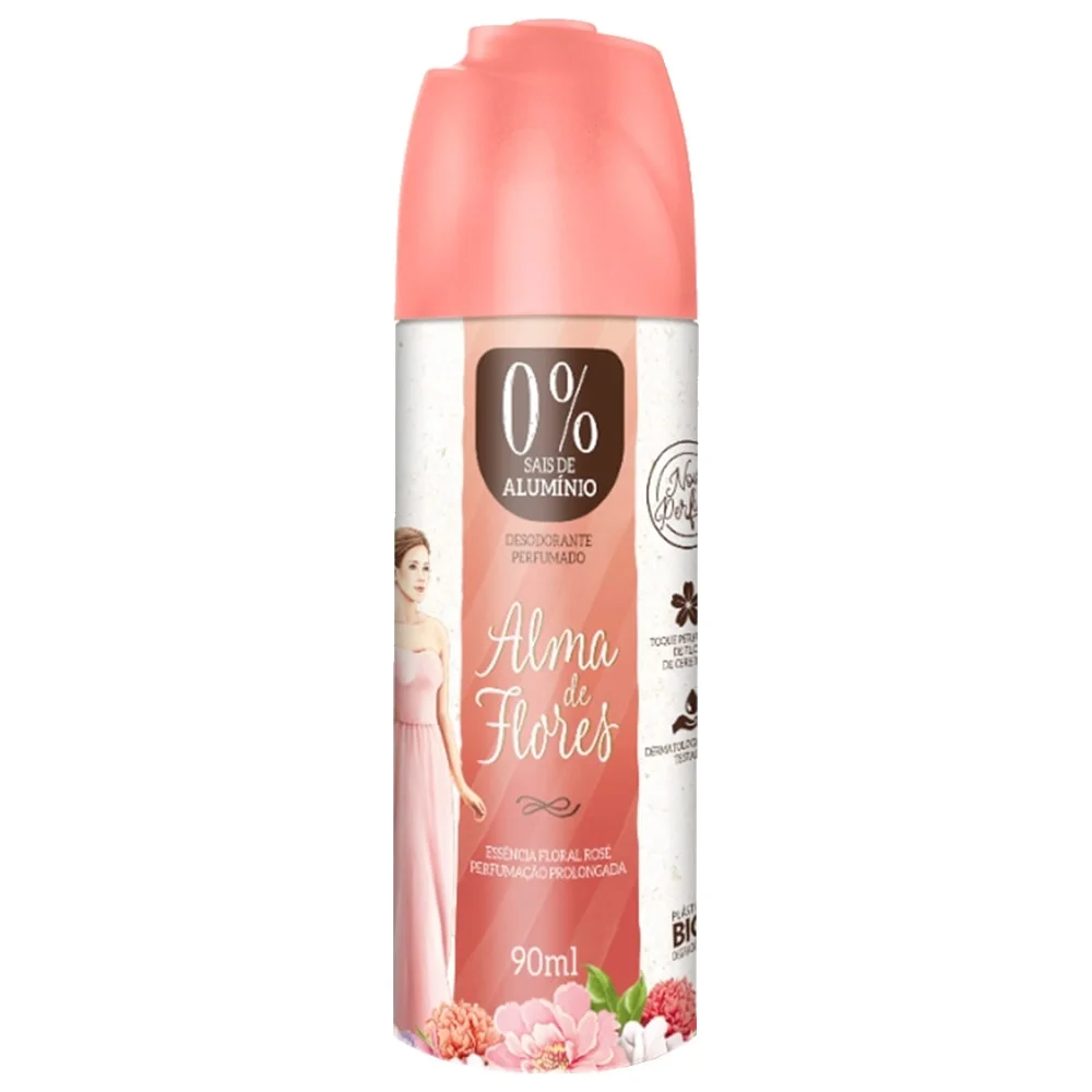 Desodorante Spray Alma de Flores Rosé 90ml