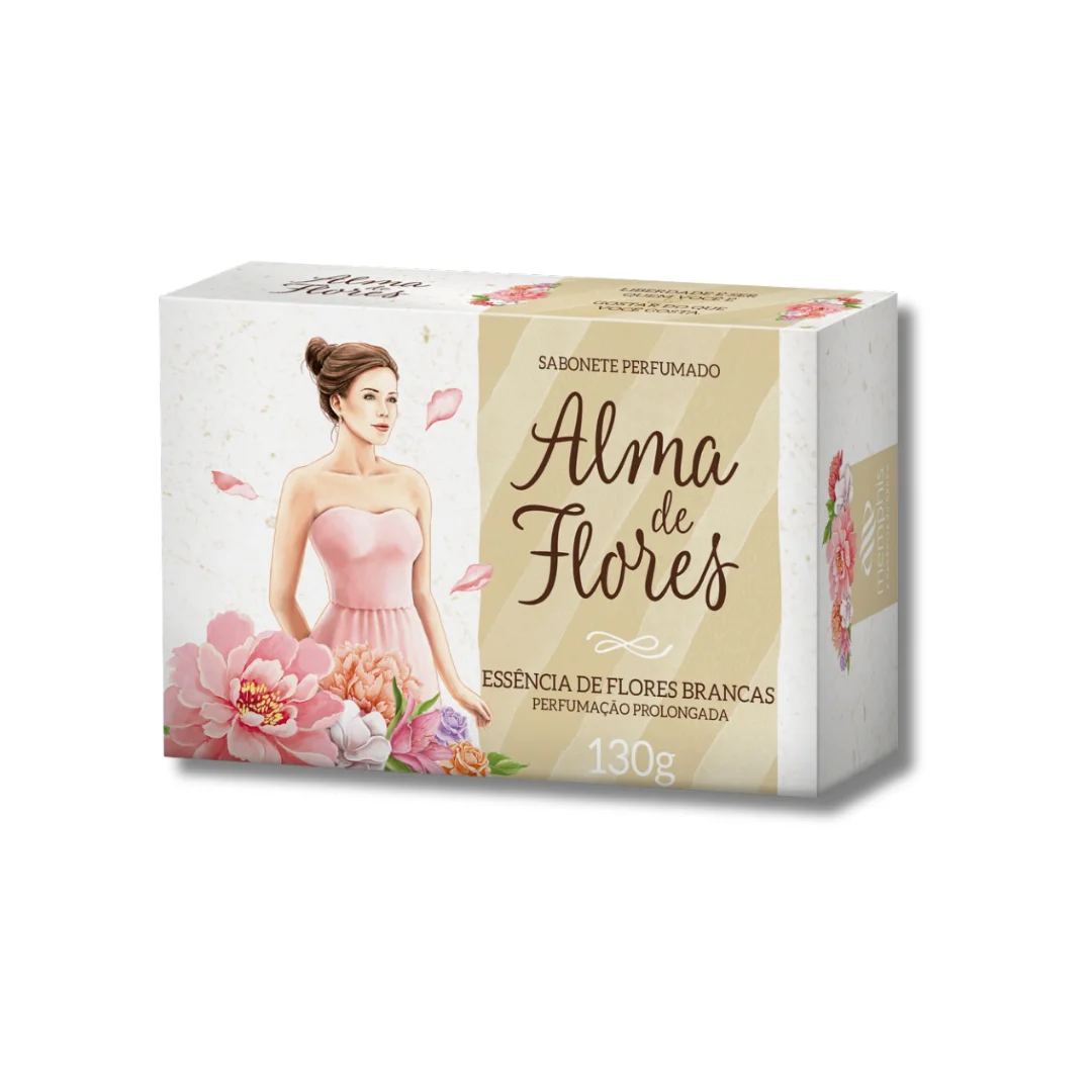 Sabonete Alma de Flores Brancas 130g