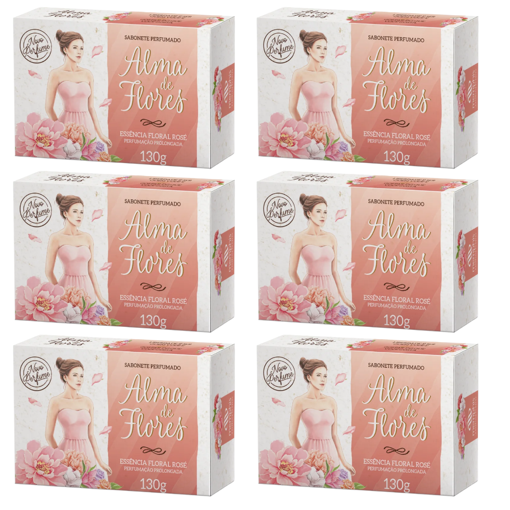 Sabonete Alma de Flores Monte seu Kit - Floral Rosé - 6