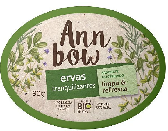 Sabonete Ann Bow Glicerinado Ervas 90g