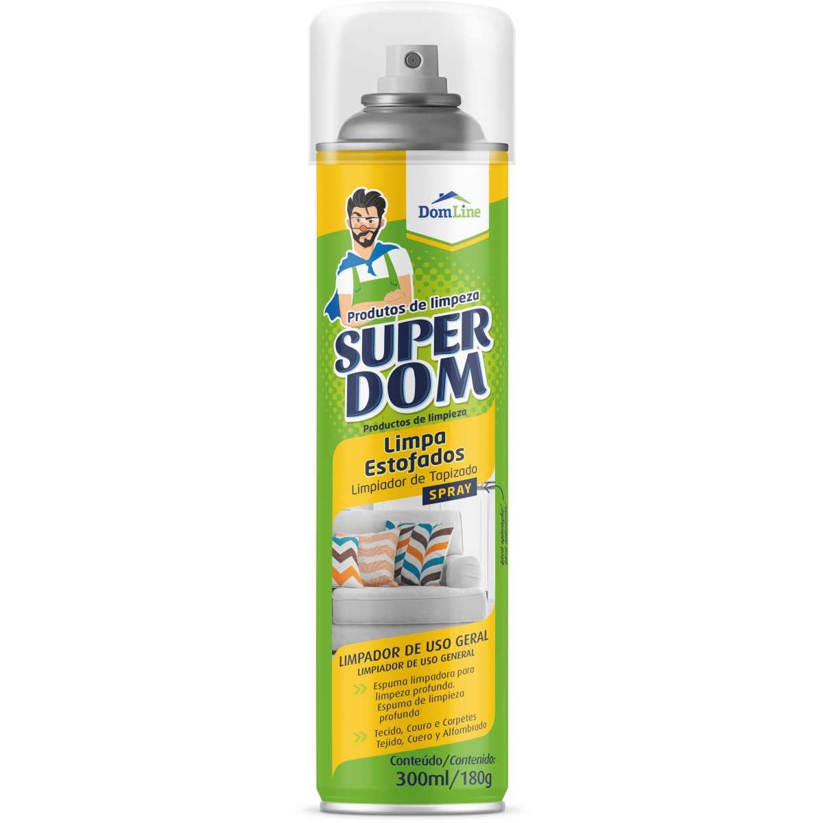 Limpa Estofados Spray Super Dom 300ml