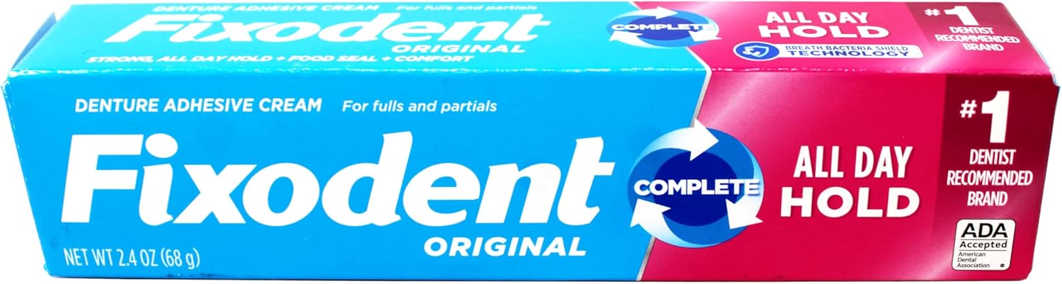 Fixodent Creme Adesivo para Dentadura Original 68g
