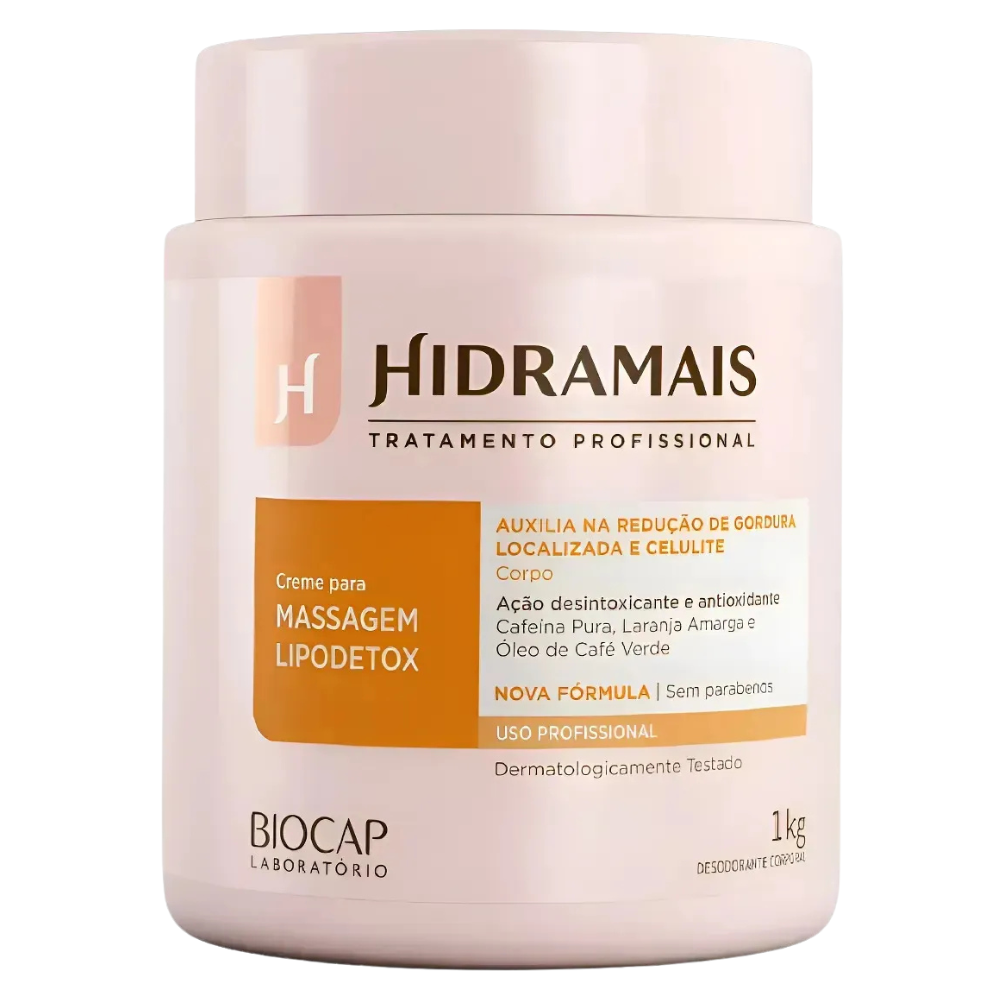 Hidramais Creme  Massagem Lipodetox  1kg
