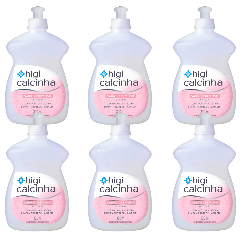 Sabão Cremoso Íntimo Higi Calcinha 300ml Monte seu Kit Diversas Fragrâncias - Softcare - 6