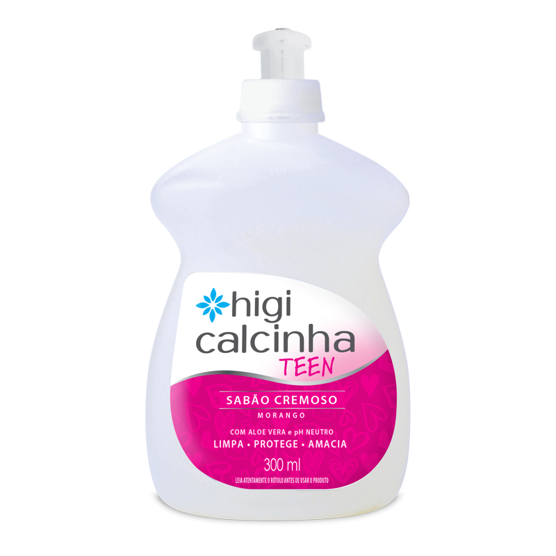 Sabão Cremoso Íntimo Higi Calcinha Teen 300ml