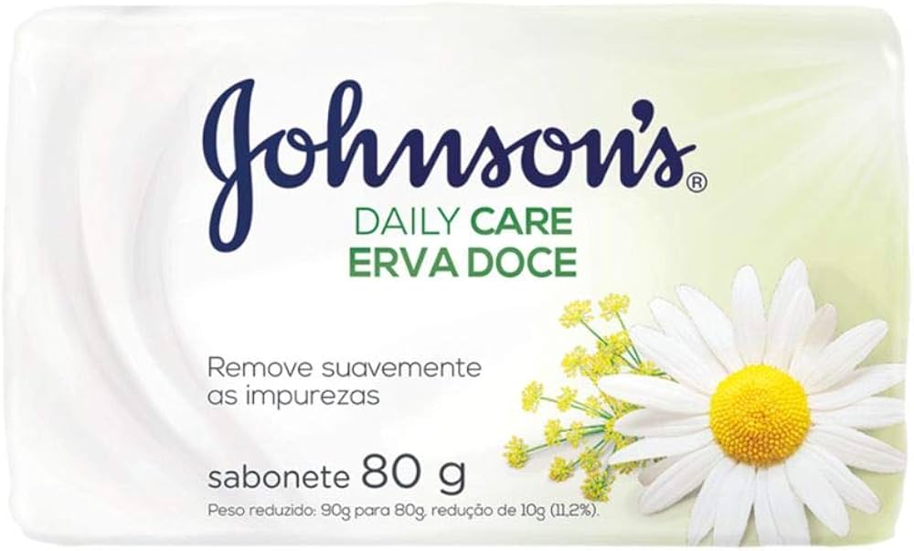Sabonete Johnson's em Barra Erva Doce 80g