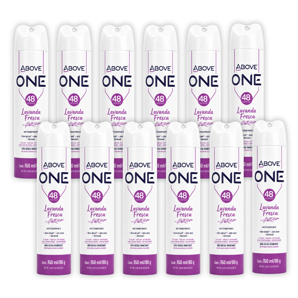 Kit 12 Desodorante Above One Women Moving 150ml