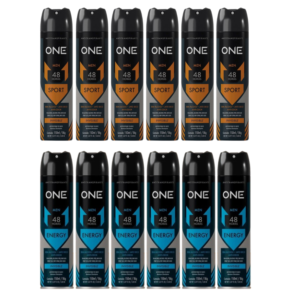 Kit Mix 12 Desodorante Above One Men 150ml