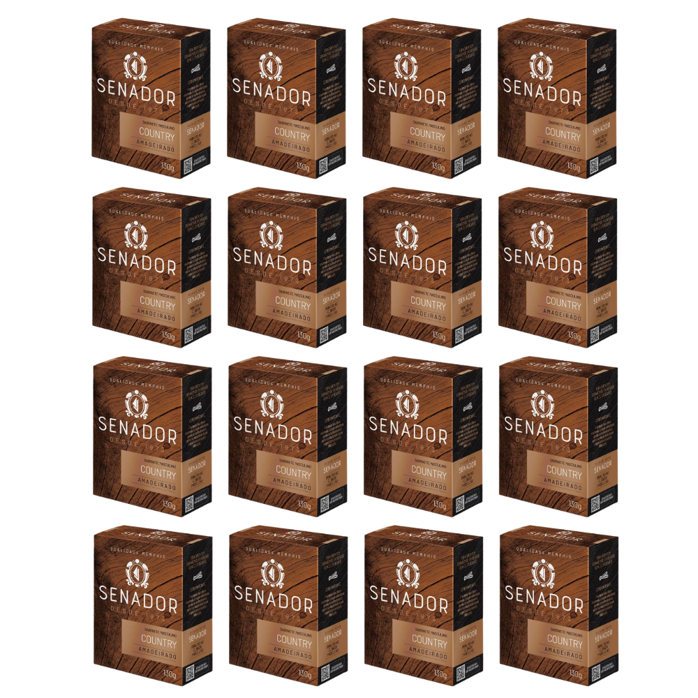 KIT 12 Sabonete Senador Country 130g