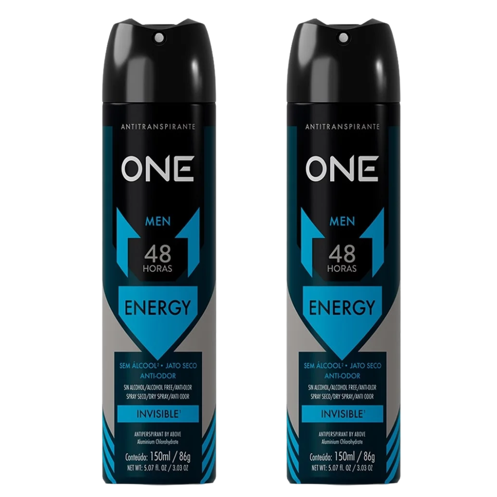 KIT 2 Desodorante Above Energy