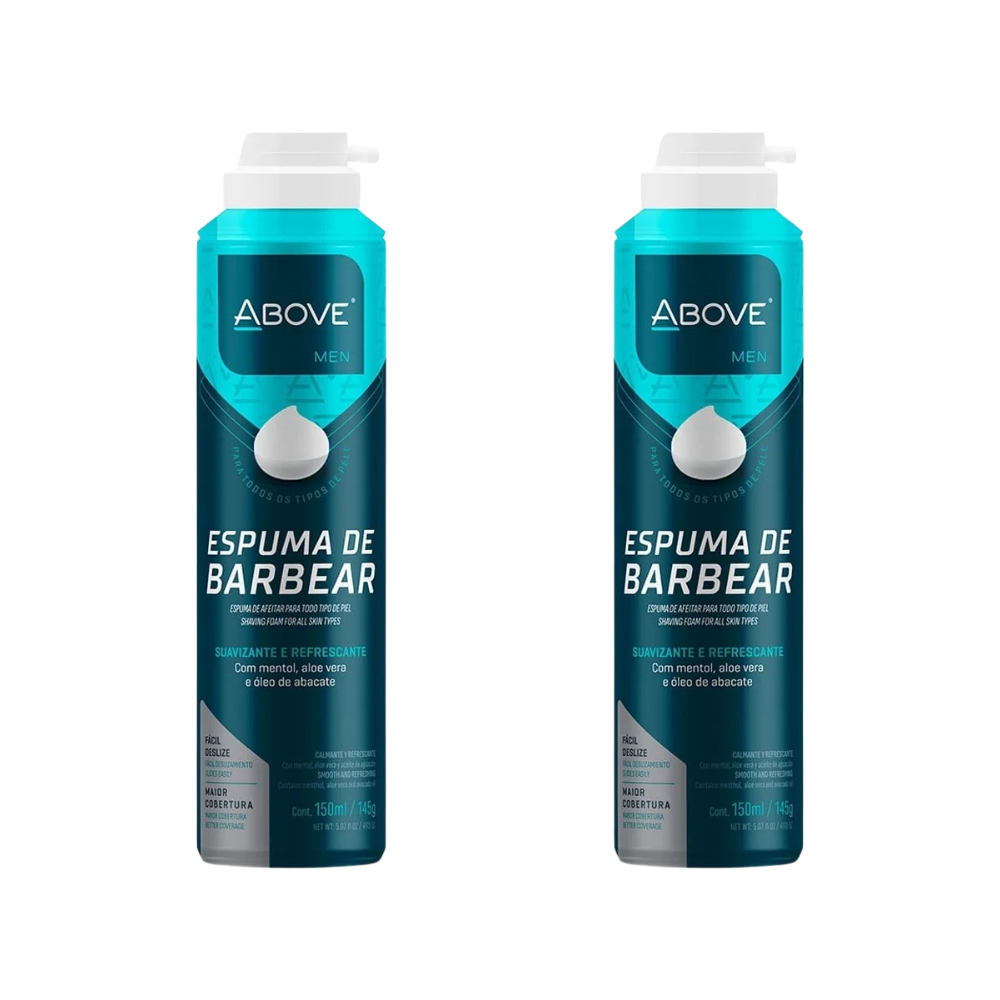 Kit 2 Espuma de Barbear Above 150ml