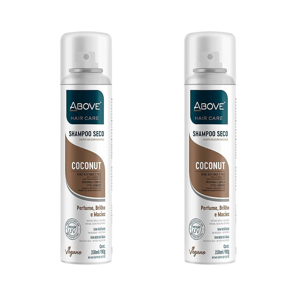 Kit 2 Shampoo a Seco Above Coconut 150ml