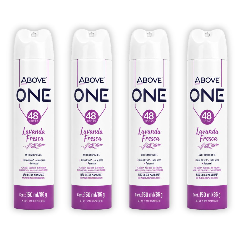 Kit 4 Desodorante Above One Women Moving 150ml