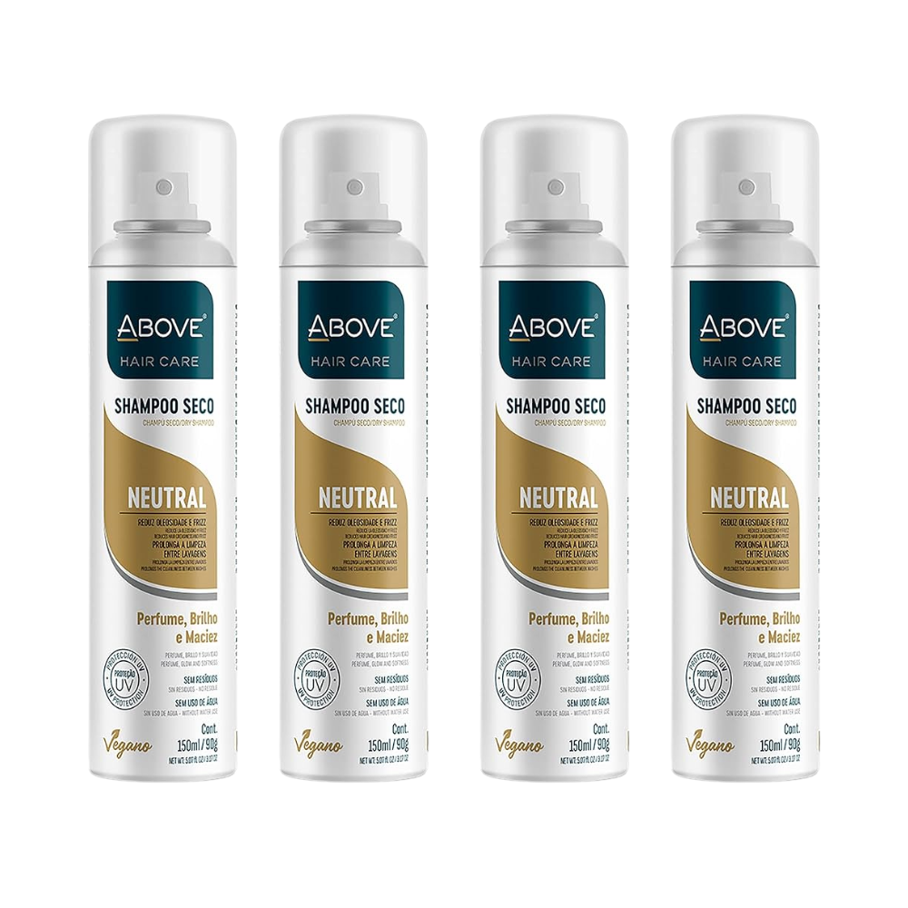 Kit 4 Shampoo a Seco Above Neutral 150ml