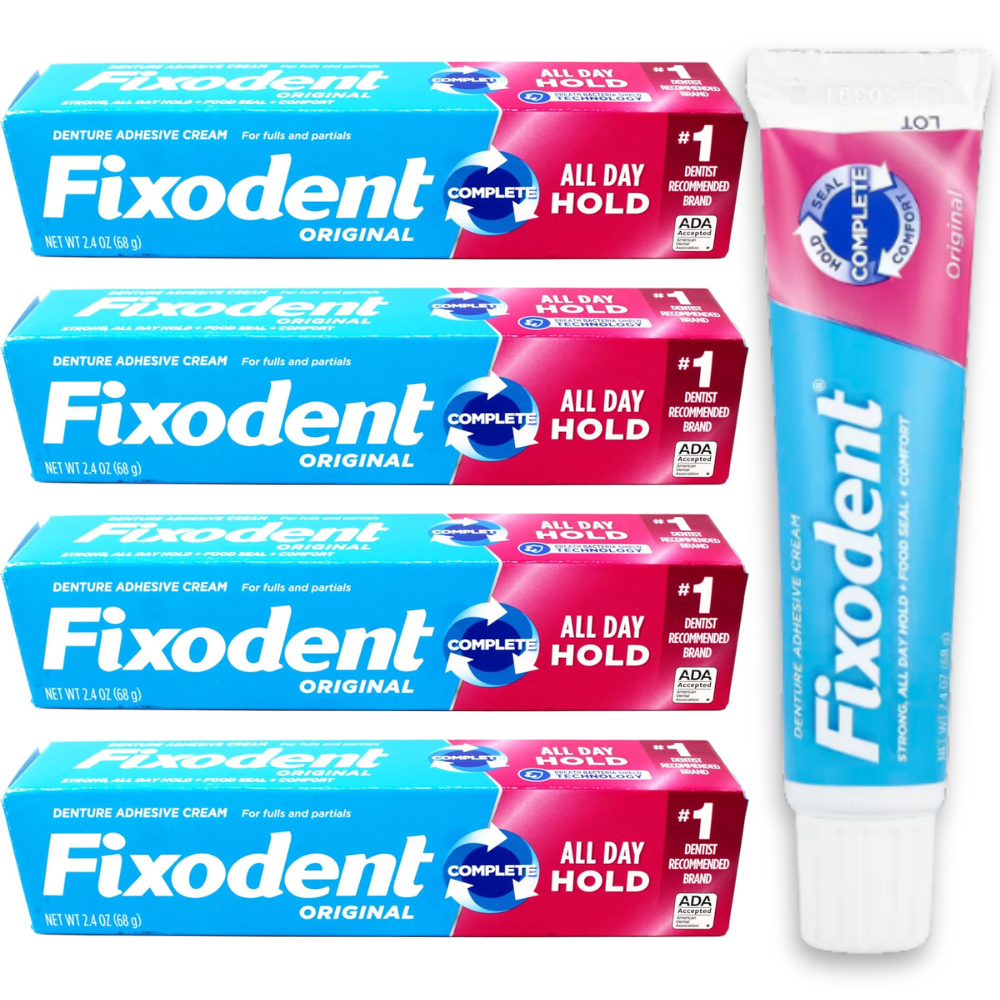 KIT 4 Fixodent 68g