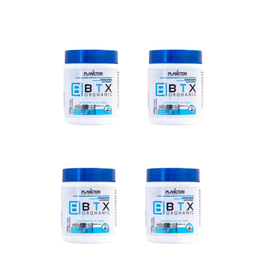 Kit 4 BTX Orghanic - Botox Plancton - 100g