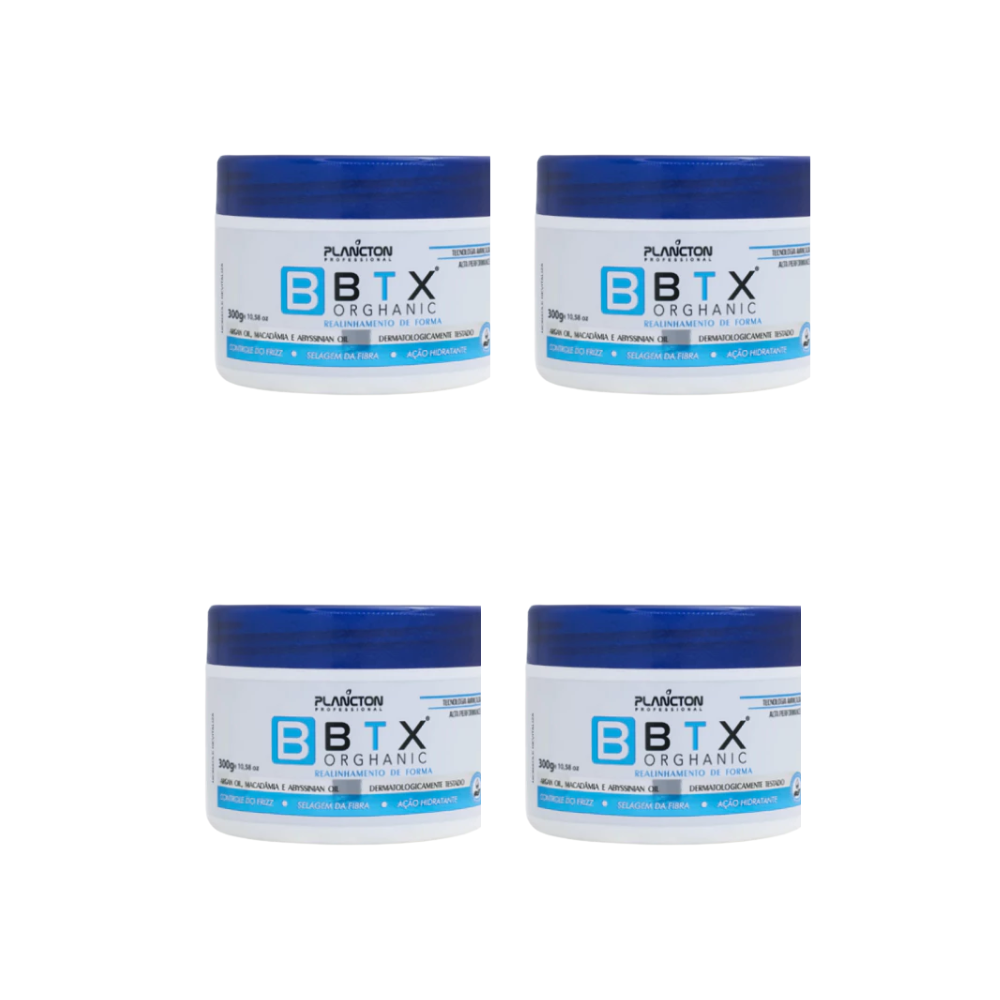 Kit 4 BTX Orghanic - Botox Plancton - 300g