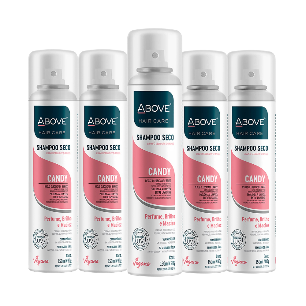 Kit 5 Shampoo a Seco Above Candy 150ml