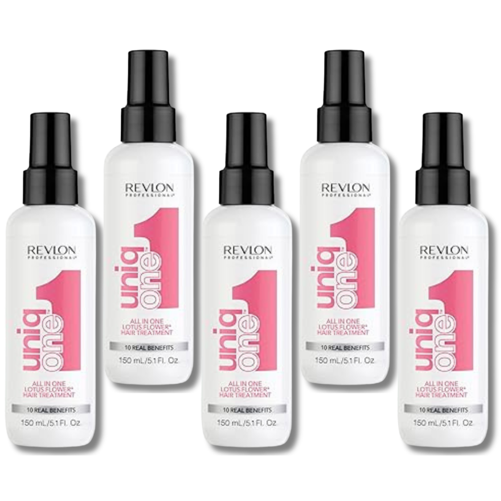 Kit 5 Revlon Uniq One Lotus Flower Leave-in 150ml
