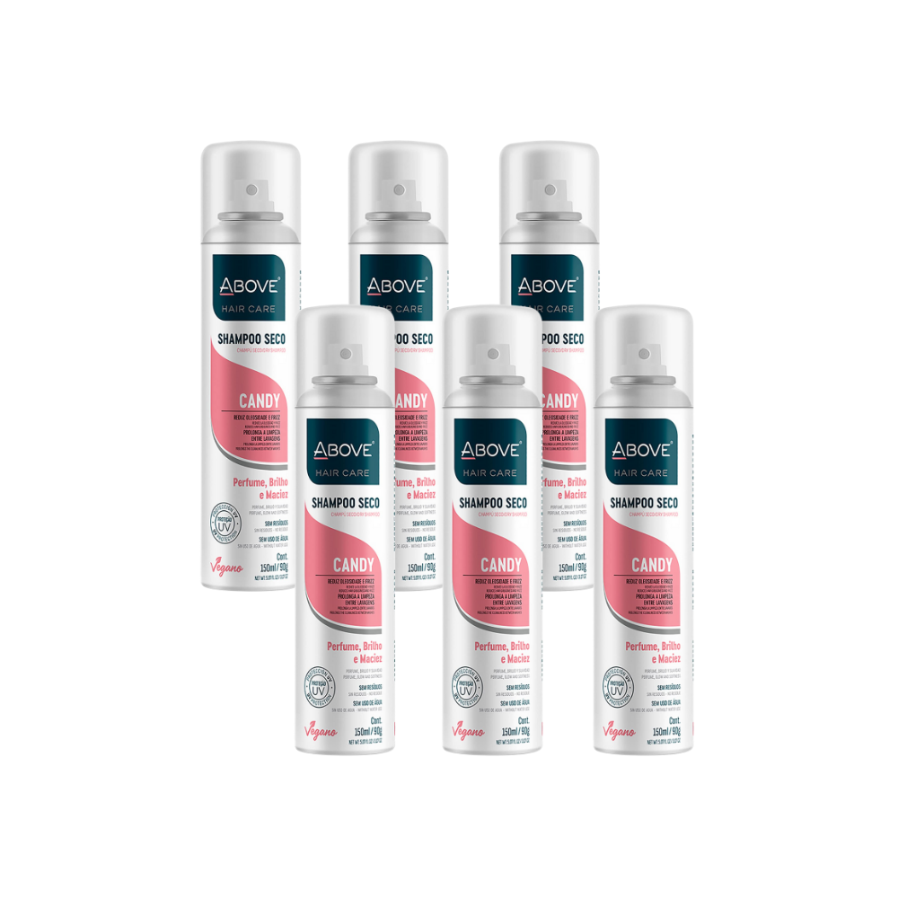 Kit 6 Shampoo a Seco Above Candy 150ml