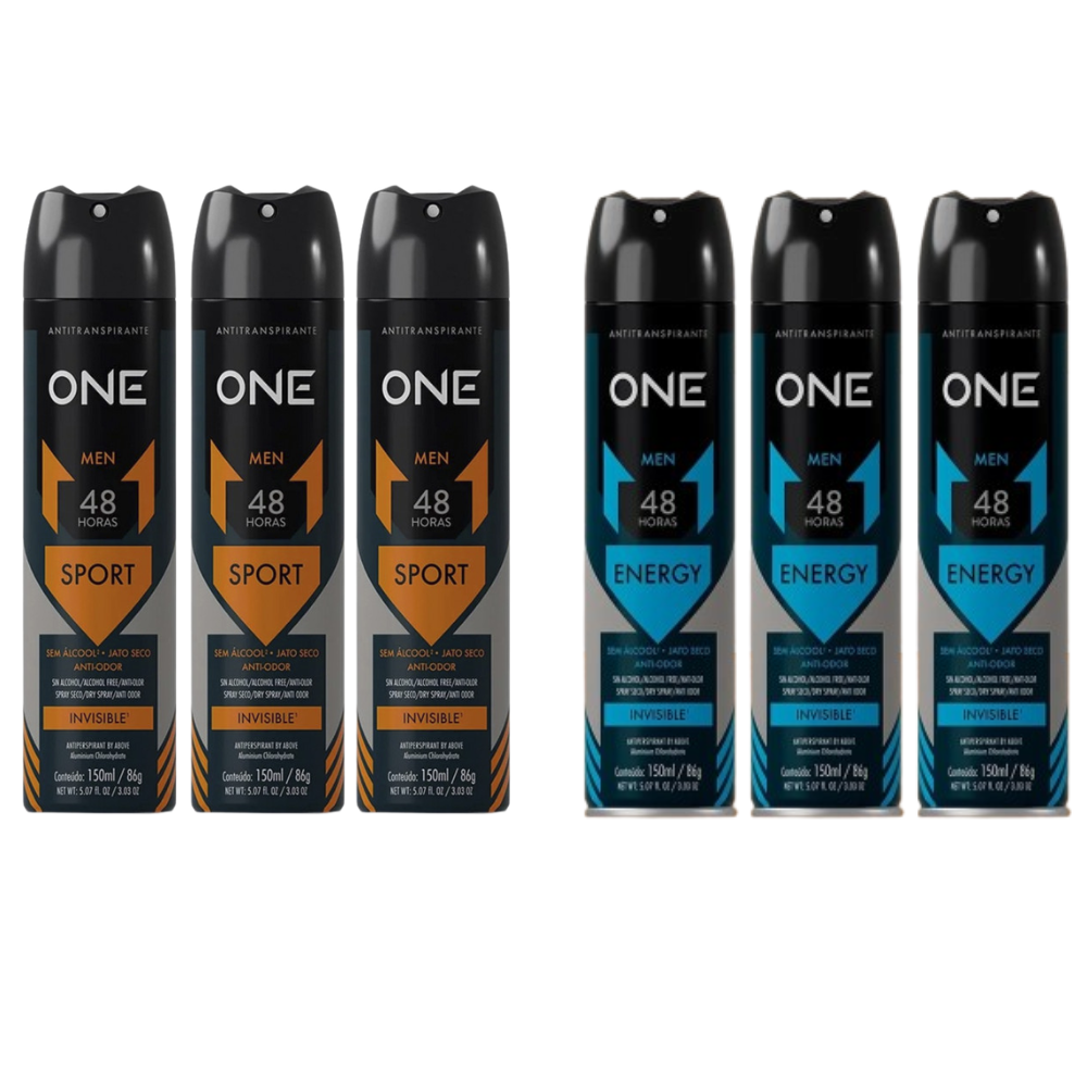 Kit Mix 6 Desodorante Above One Men 150ml