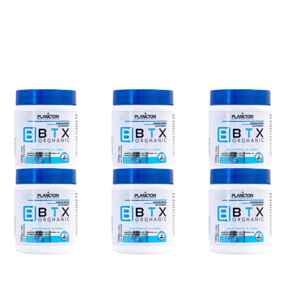 Kit 6 BTX Orghanic - Botox Plancton - 100g