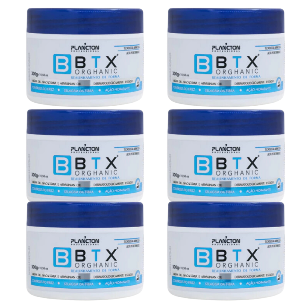 Kit 6 BTX Orghanic - Botox Plancton - 300g