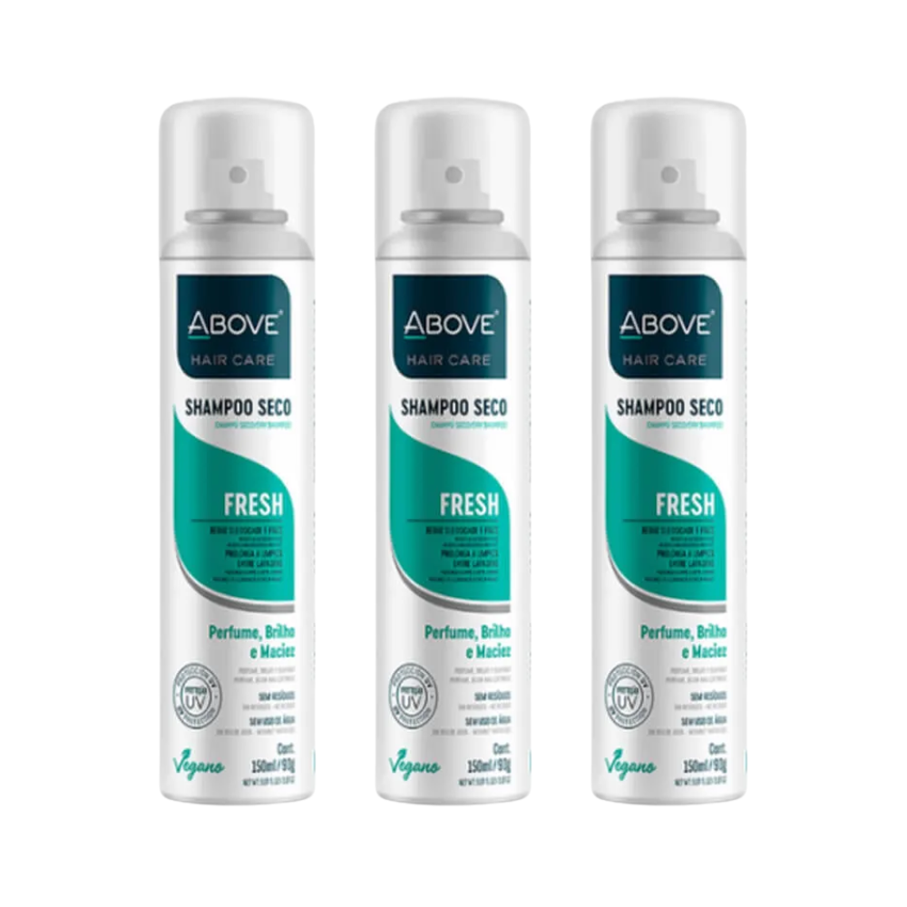 Shampoo a Seco Above 150ml Neutral Candy Coconut Fresh Monte seu Kit - Fresh - 3