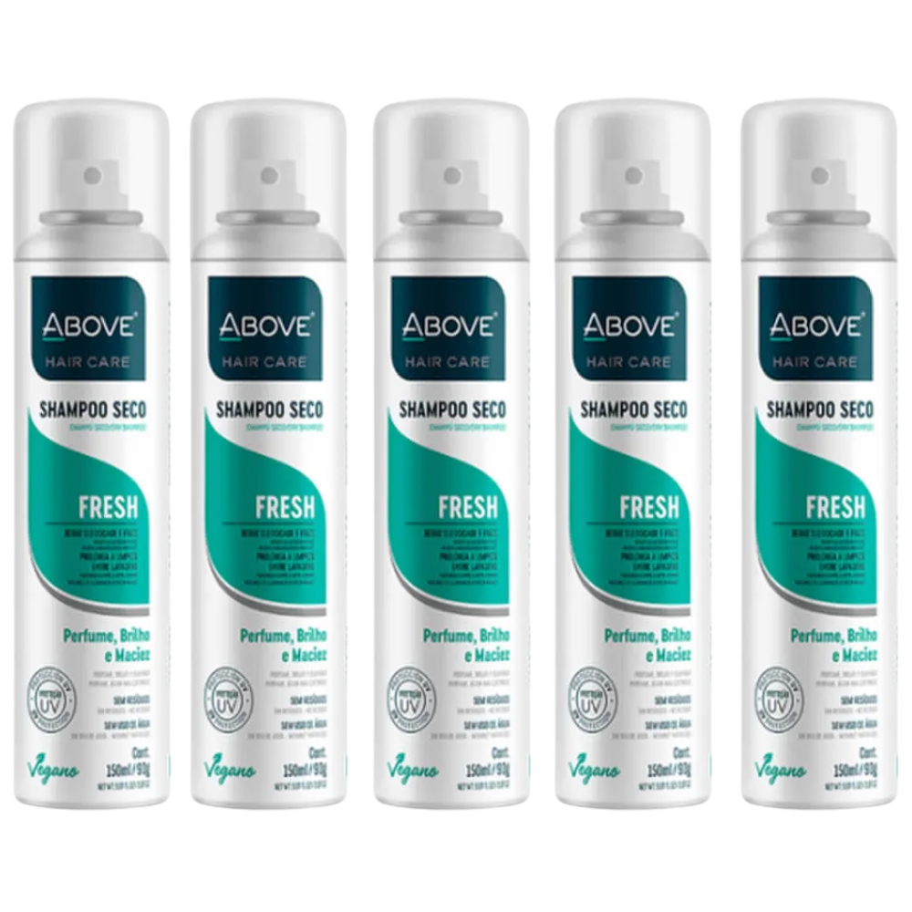 Shampoo a Seco Above 150ml Neutral Candy Coconut Fresh Monte seu Kit - Fresh - 5