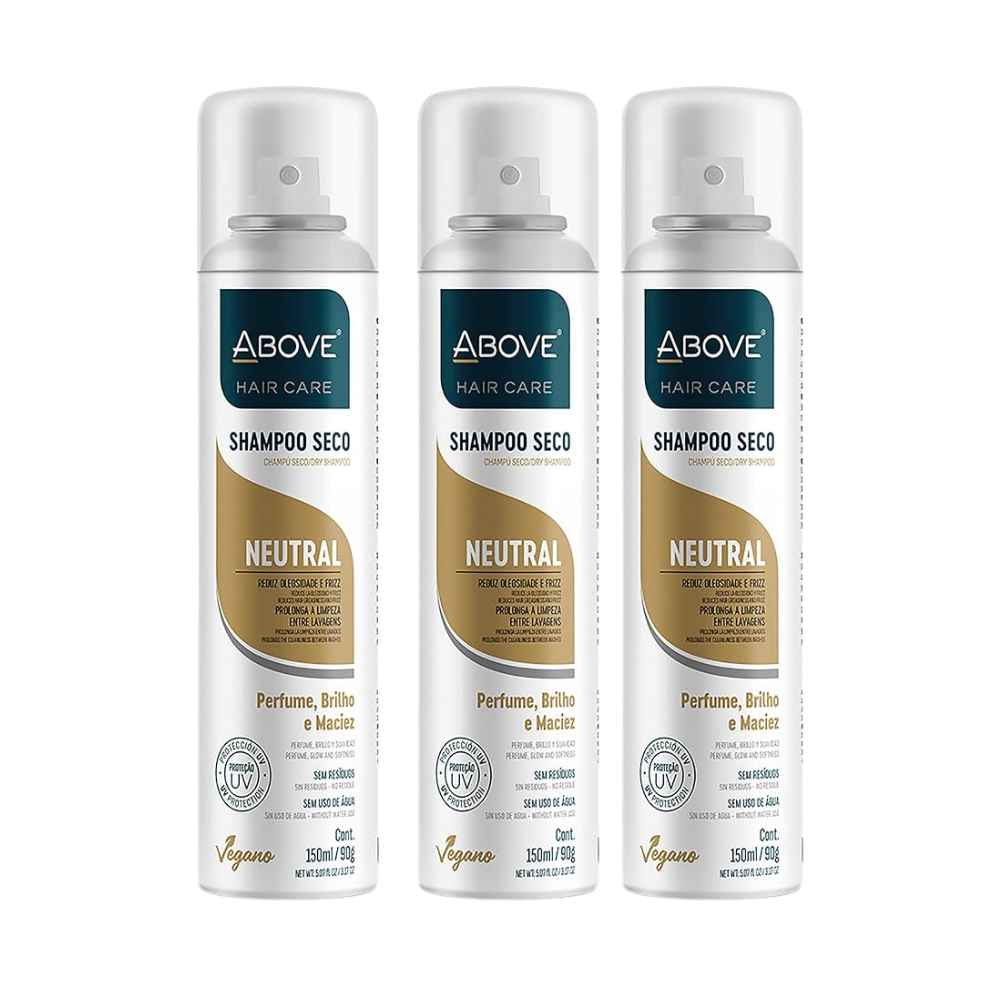 Shampoo a Seco Above 150ml Neutral Candy Coconut Fresh Monte seu Kit - Neutral - 3