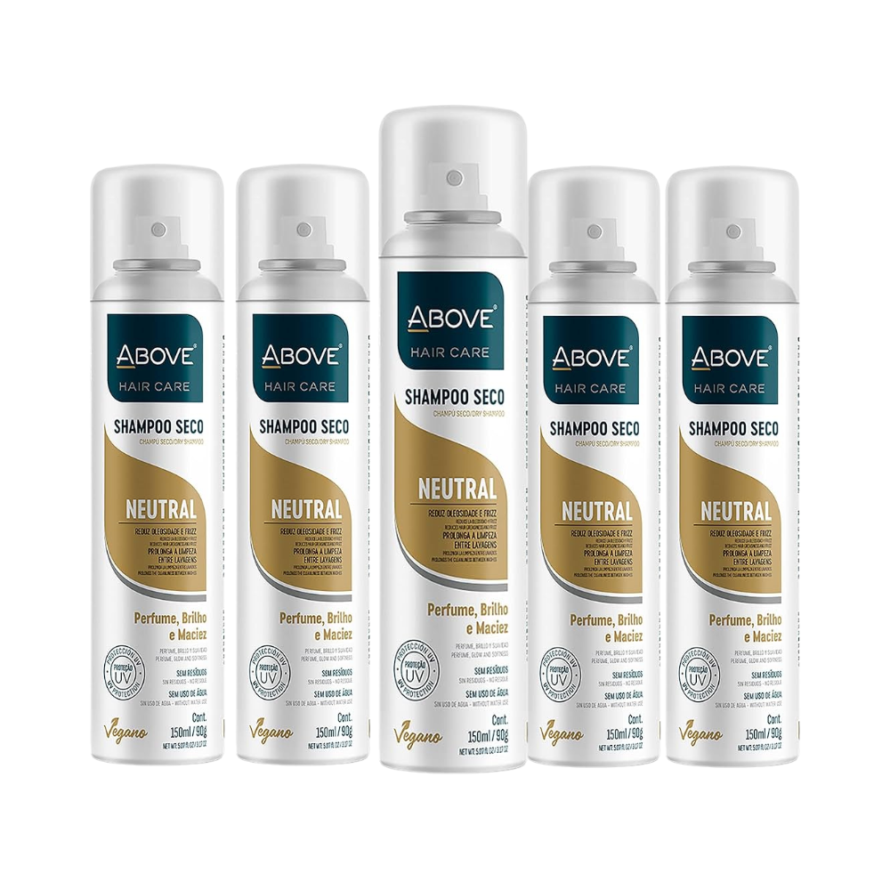 Shampoo a Seco Above 150ml Neutral Candy Coconut Fresh Monte seu Kit - Neutral - 5