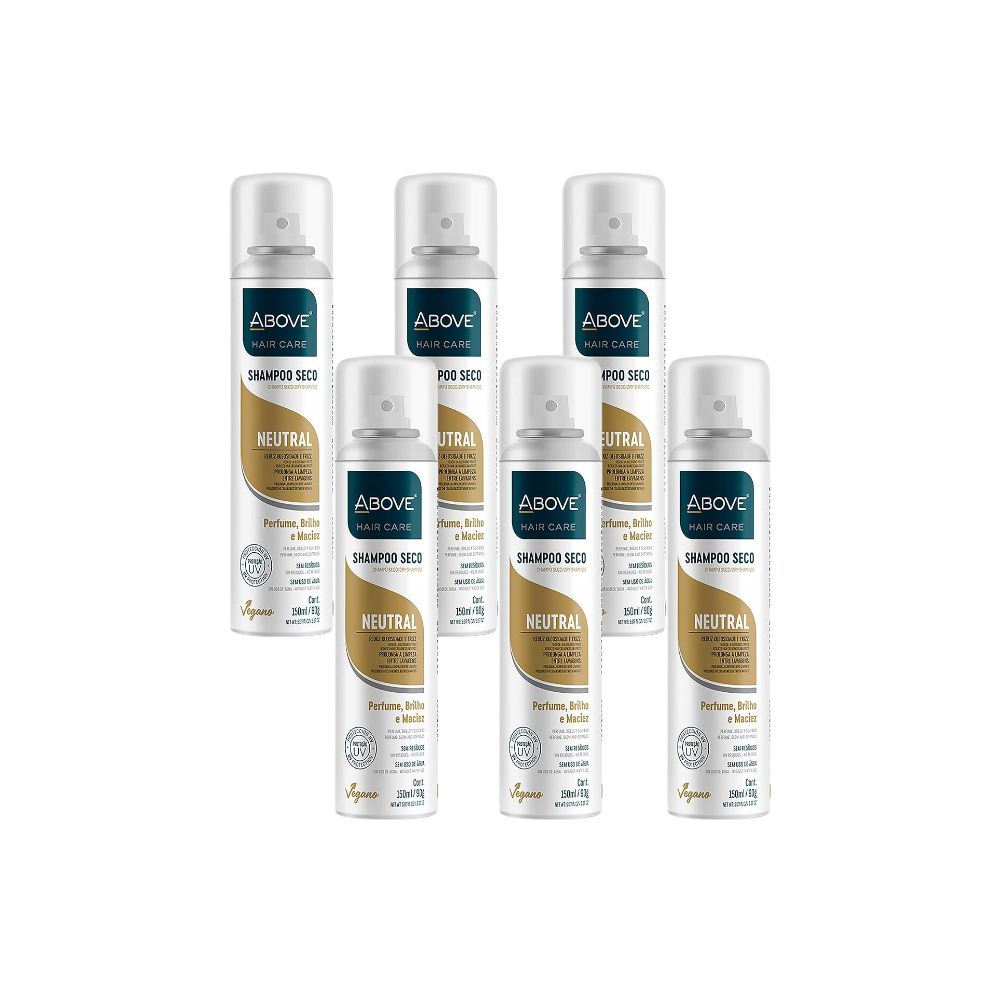 Shampoo a Seco Above 150ml Neutral Candy Coconut Fresh Monte seu Kit - Neutral - 6