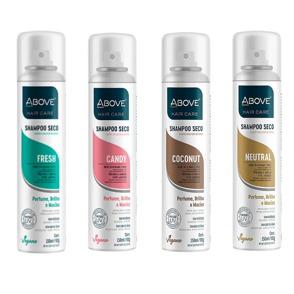 Shampoo a Seco Above 150ml Neutral Candy Coconut Fresh Monte seu Kit