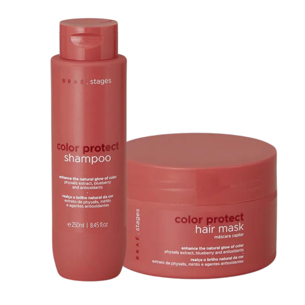 Kit Braé Stages Shampoo color Protect  + Mascara color Protect