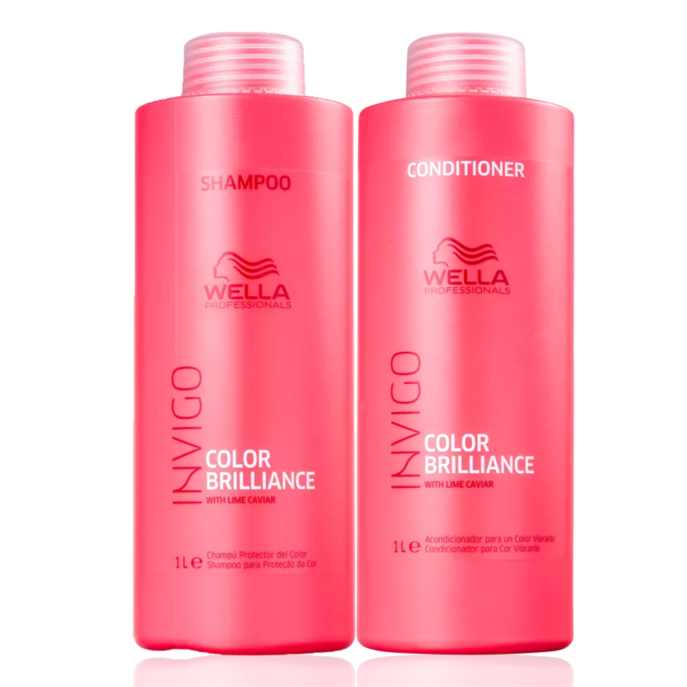 Kit Wella Invigo Color Brilliance Shampoo E Condicionador 1l
