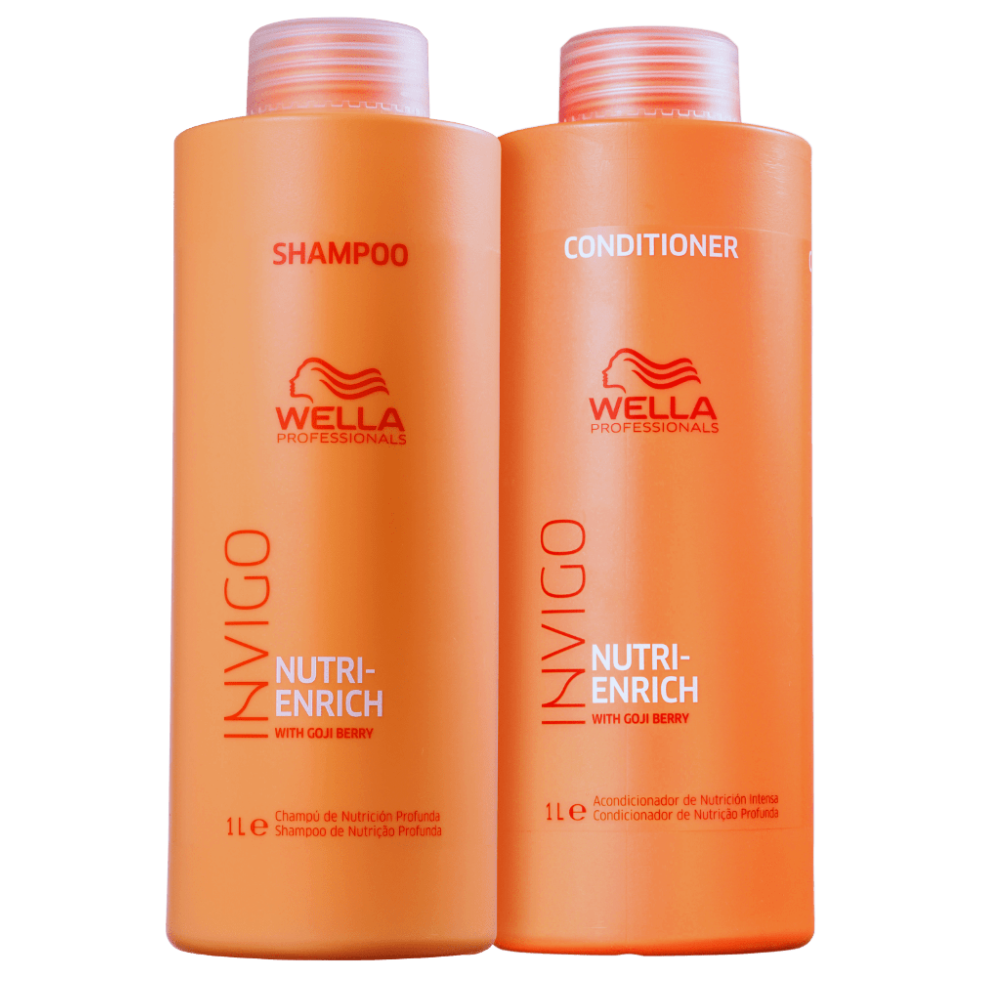 Kit Wella Invigo Nutri Enrich Shampoo e Condicionador 1L