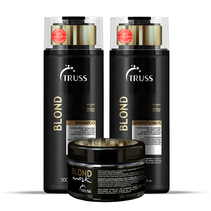 Kit Tuss Shampoo, Condicionador E Máscara de Tratamento Blond