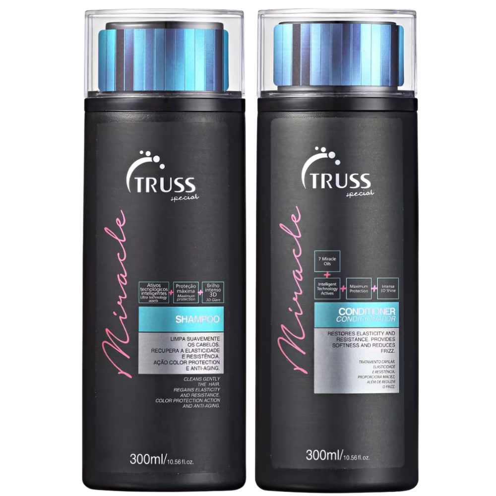 Kit Truss Shampoo e Condicionador Miracle 300ml