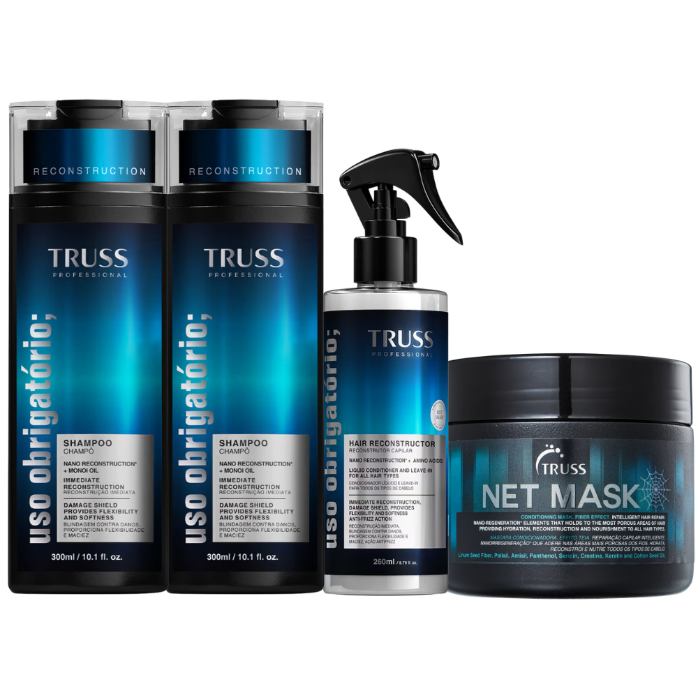 Kit Truss Linha Completa Uso Obrigatorio + Mascara Net Mask 550g