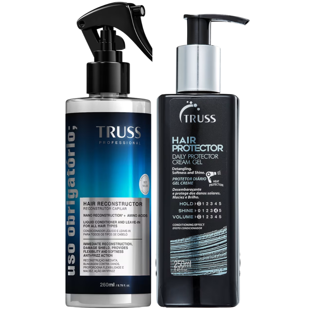 Kit Truss Spray Uso Obrigatorio 260ml + Finalizador Hair Protector 250ml