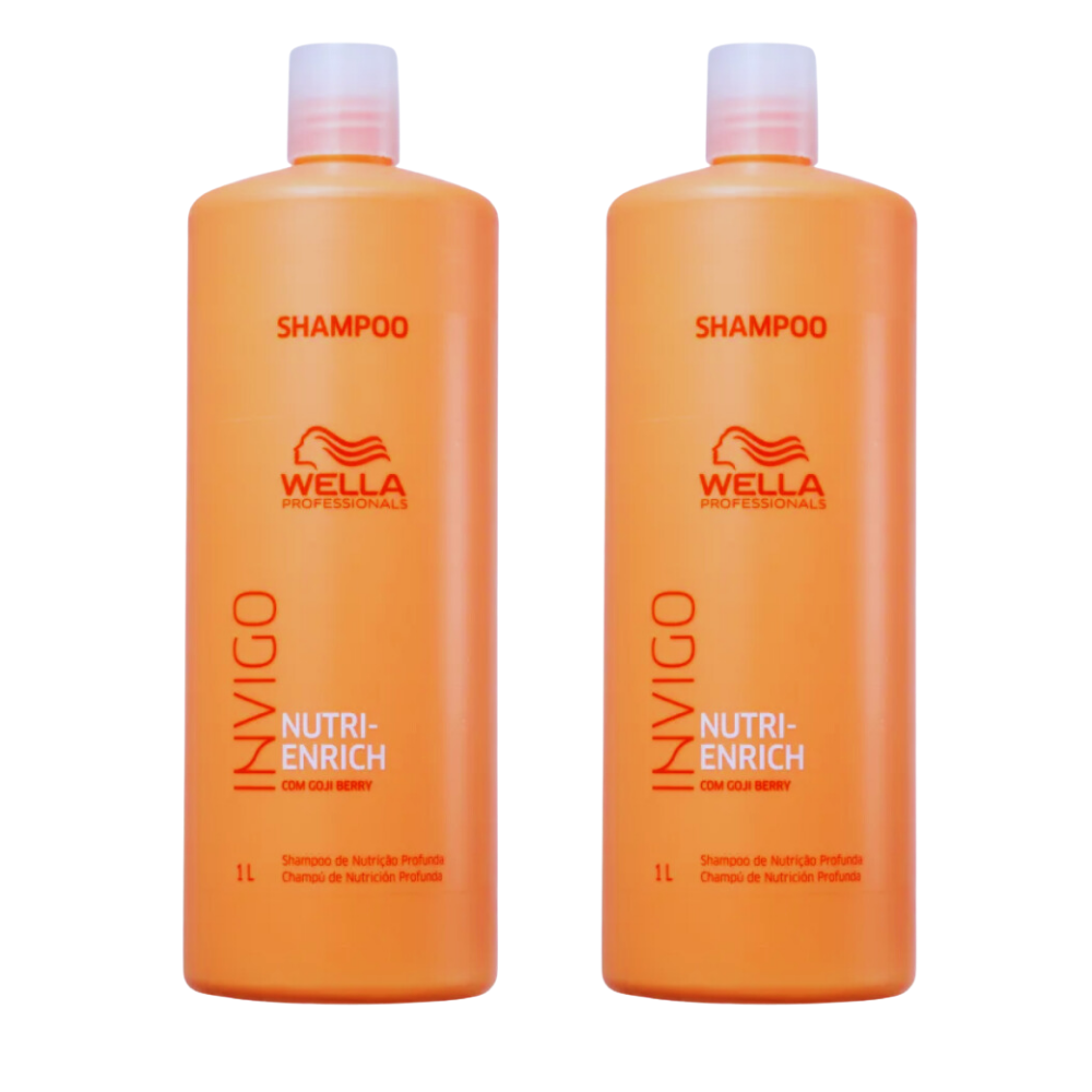 Kit 2 Shampoo Wella Professionals Invigo Nutri Enrich 1L