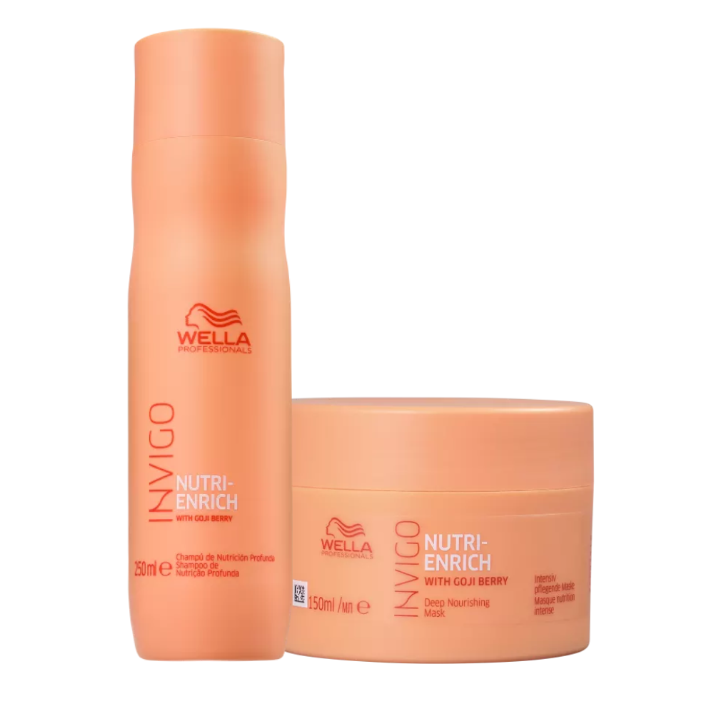 Kit Wella  Professionals Shampoo + Mascara de Tratamento Invigo Nutri-Enrich