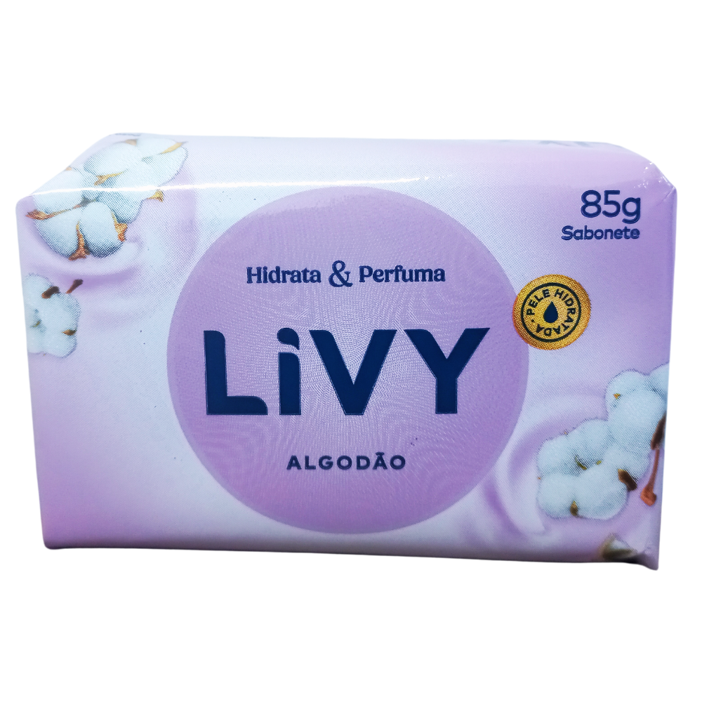 Sabonete em Barra Livy Algodão 85g